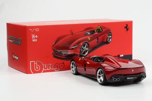 1:18 Bburago Signature Ferrari Monza SP1 2019 rot metallic 18-16909RM
