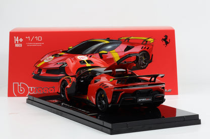 1:18 BBURAGO SF90 XX #51 24h LeMans Sieger Design 2024 with SHOWCASE