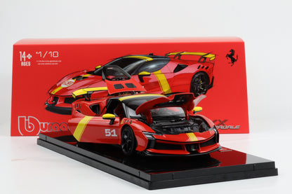 1:18 BBURAGO SF90 XX #51 24h LeMans Sieger Design 2024 with SHOWCASE
