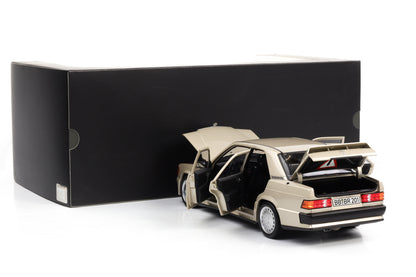 1:18 Norev Mercedes-Benz 190E W201 2.3-16V Rauchsilber Dealer B66040664
