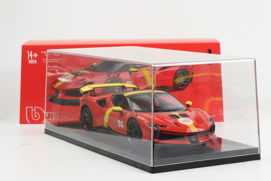 1:18 BBURAGO SF90 XX #51 24h LeMans Sieger Design 2024 with SHOWCASE
