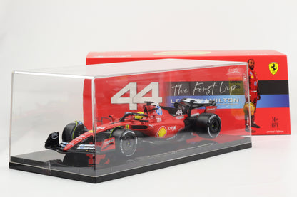 1:18 BURAGO Ferrari F1 Sf-23 #44 Fiorano 2025 Lewis Hamilton with SHOWCASE