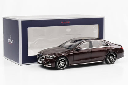 1:18 Mercedes-Benz S-Klasse AMG Line W223 2021 rot metallic Norev 183804