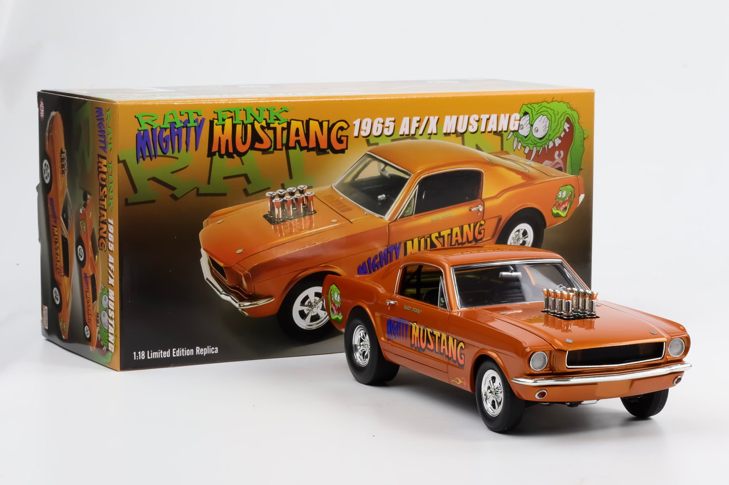 1:18 ACME Ford Mustang AF/X Rat Fink Mighty Mustang 1965 A1801860