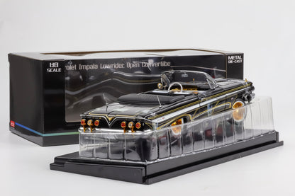 1:18 Sun Star Chevrolet Impala 1961 Open Cabrio Lowrider schwarz 2110