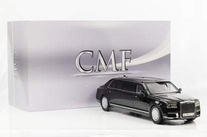 1:18 Aurus Senat State Limousine black CMF 18140 Resin