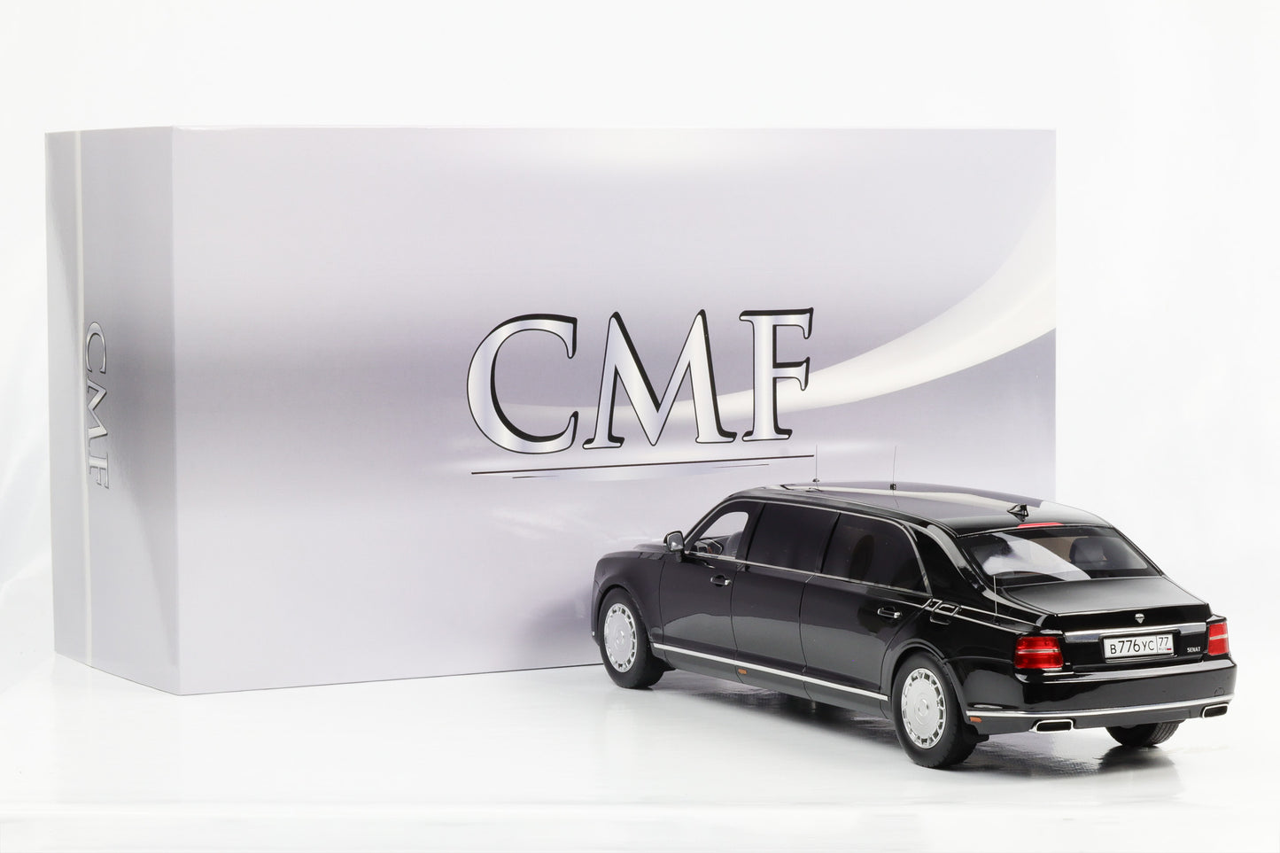 1:18 Aurus Senat State Limousine black CMF 18140 Resin