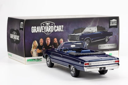 1:18 Greenlight  Greenlight Plymouth Belvedere Gtx Cabriolet Graveyard Carz 1967