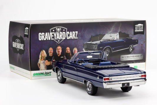 1:18 Greenlight  Greenlight Plymouth Belvedere Gtx Cabriolet Graveyard Carz 1967