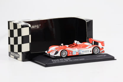1:43 Minichamps Porsche RS Spyder ALMS 12h Sebring 2008 Theys Lienhard Lammers