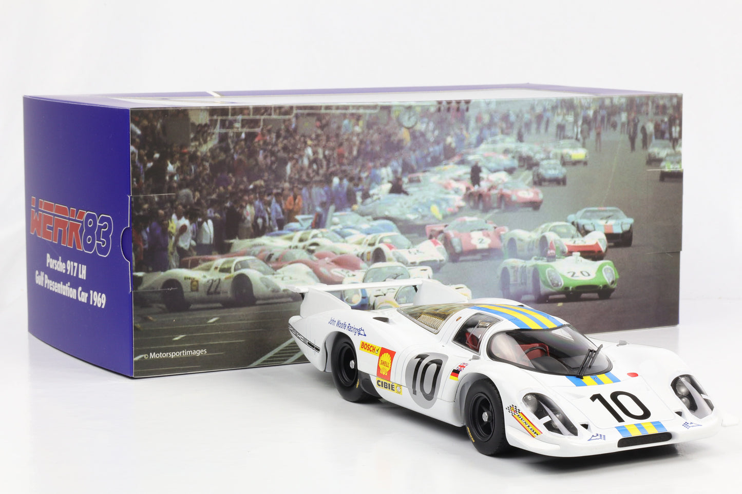 1:18 Porsche 917 LH #10 24h LeMans 1969 Woolfe Linge WERK83 diecast