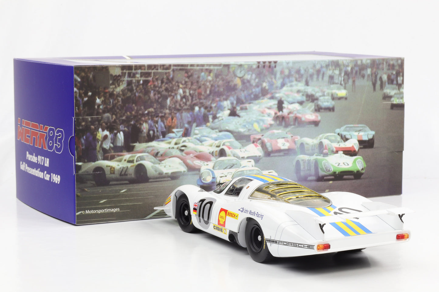 1:18 Porsche 917 LH #10 24h LeMans 1969 Woolfe Linge WERK83 diecast