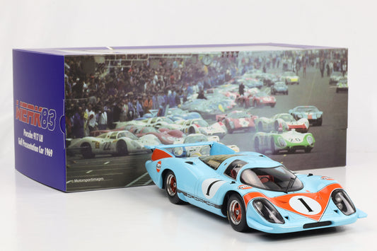 1:18 Porsche 917 LH  Gulf #1 Presse Version 1969 WERK83 diecast