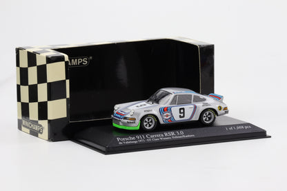 1:43 Minichamps Porsche 911 Carrera RSR 3.0 6h Vallelunga 1973 GT Class Winners