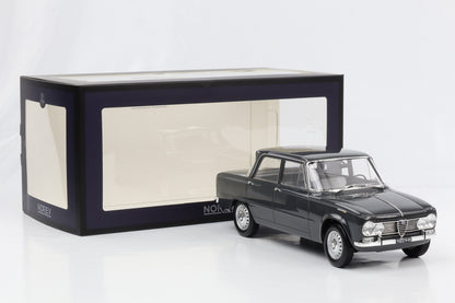 1:18 Alfa Romeo Giulia ti 1964 Grigio Graphite Norev 187973 diecast