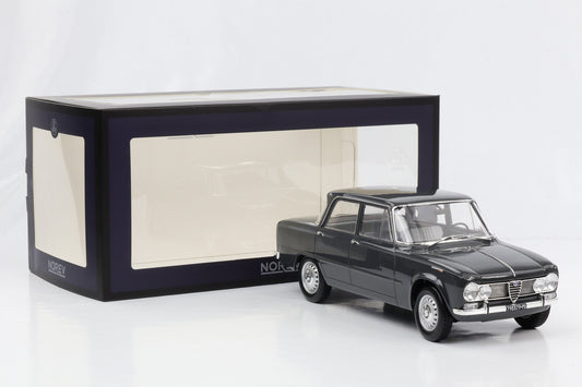 1:18 Alfa Romeo Giulia ti 1964 Grigio Graphite Norev 187973 diecast