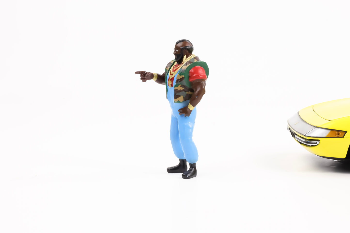 1:18 Cartrix Cartrix Figur Mr.T A-Team Baracus Movie Diorama Figuren