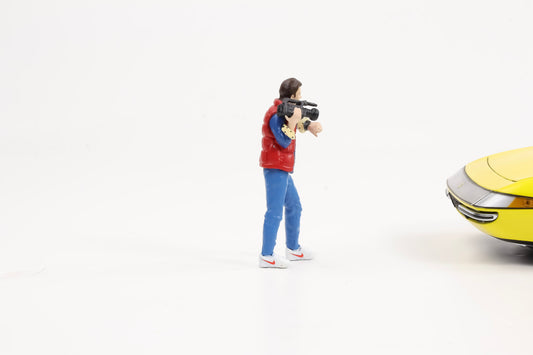 1:18 Cartrix Figur Marty McFly Back To The Future Zurück in die Zukunft Diorama Figuren