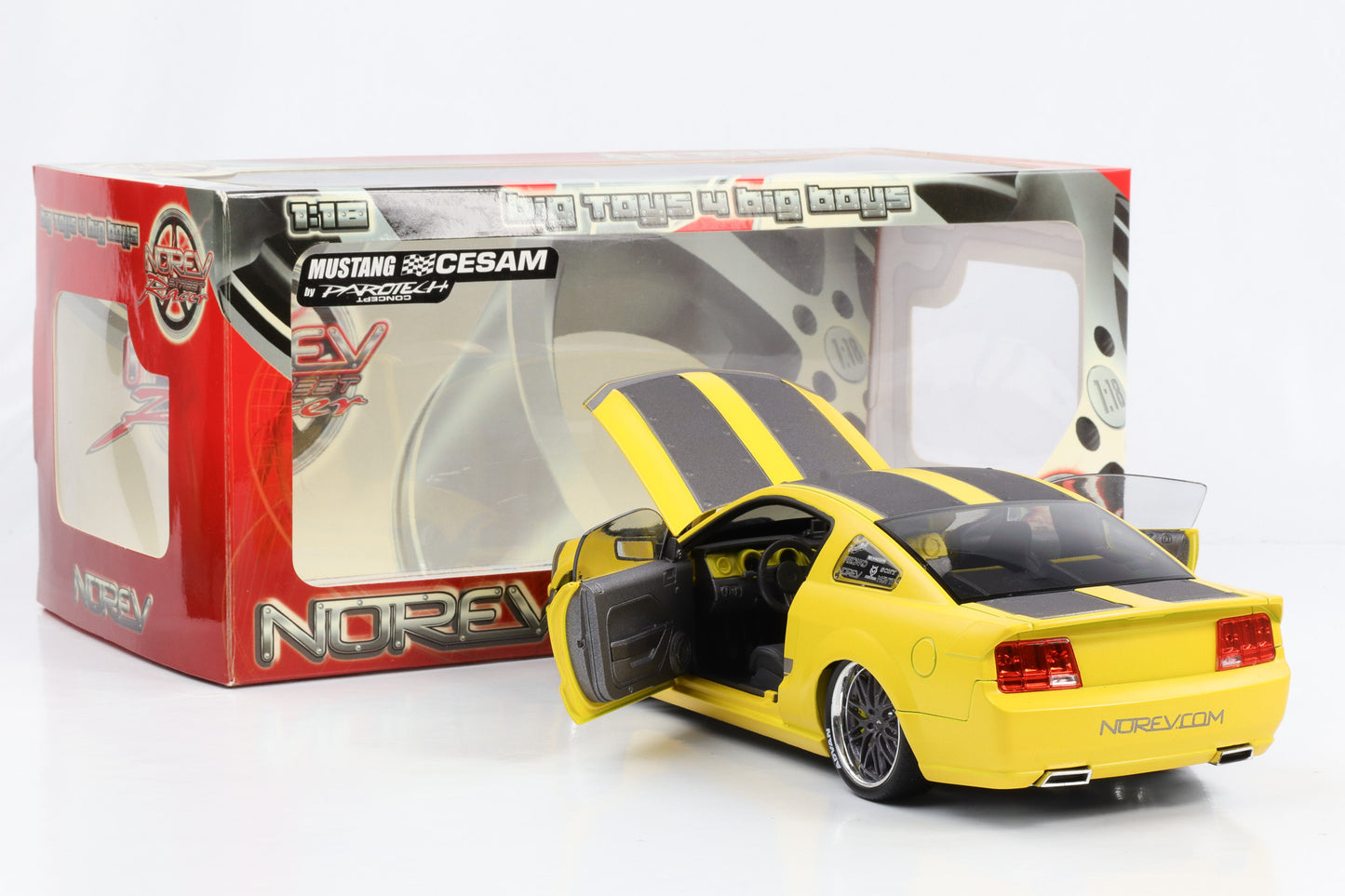 1:18 Mustang Cesam by Parotech 2007 gelb Norev 182700 diecast