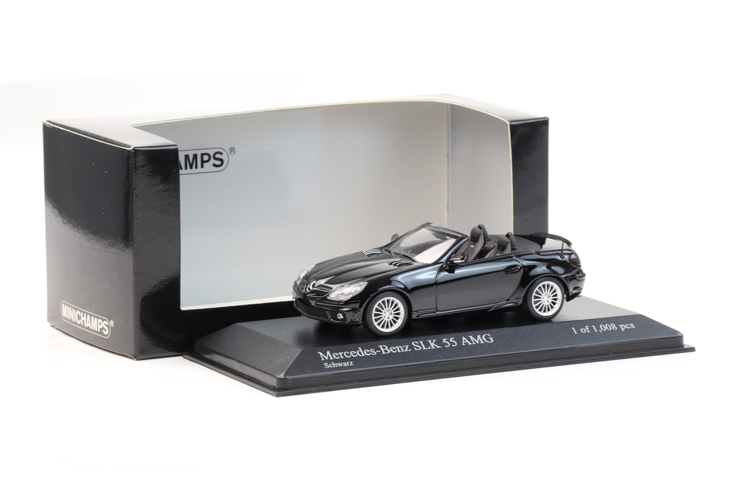 1:43 Minichamps Mercedes-Benz SLK 55 AMG R171 2005 Black 400 033171