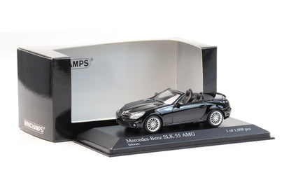 1:43 Minichamps Mercedes-Benz SLK 55 AMG R171 2005 Black 400 033171