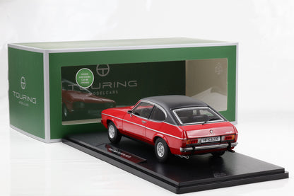 1:18 Touring Modelcars Ford Capri II Ghia 3.0 1974 - 1977 spanish red full opening
