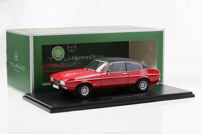 1:18 Touring Modelcars Ford Capri II Ghia 3.0 1974 - 1977 spanish red full opening