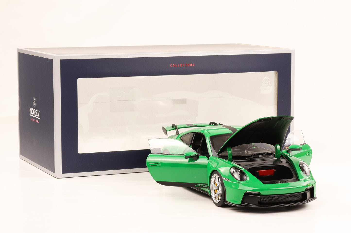 1:18 Norev Porsche 911 992 GT3 grün opening grüner Streifen mit Schrift 2021 187601
