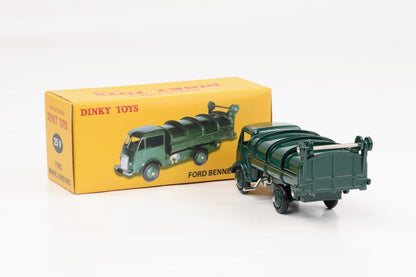 Dinky Toys Atlas Ford Benne a Ordures LKW grün 25 V Müllwagen Repro