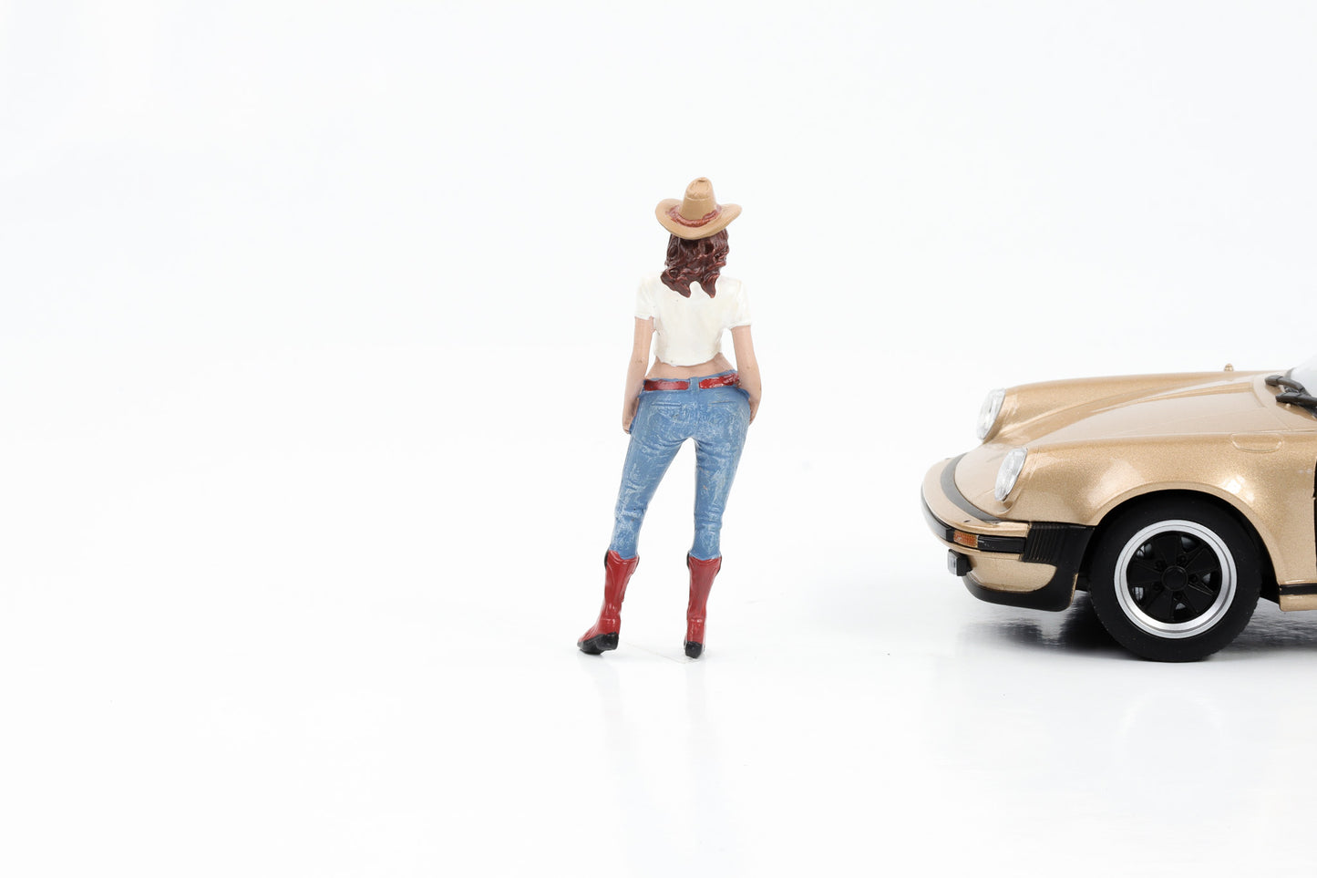 1:24 Figure The Western Style I Cowgirl Kelly American Diorama Figure 1