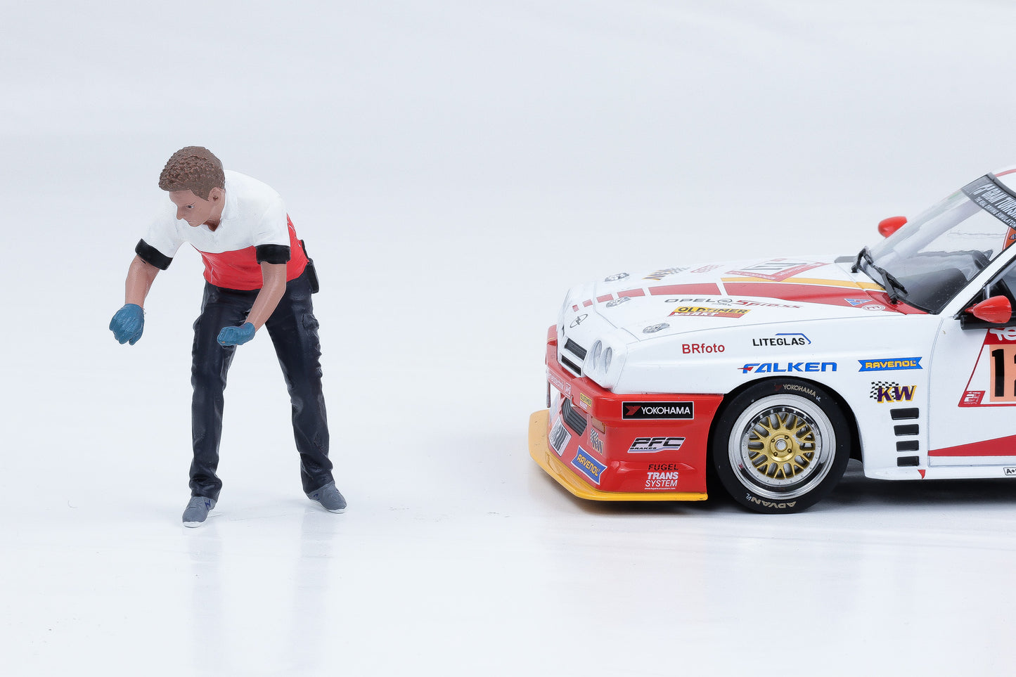 1:18 Figur Race Crew Pit Stop Mechaniker Figuren American Diorama 19006 #6