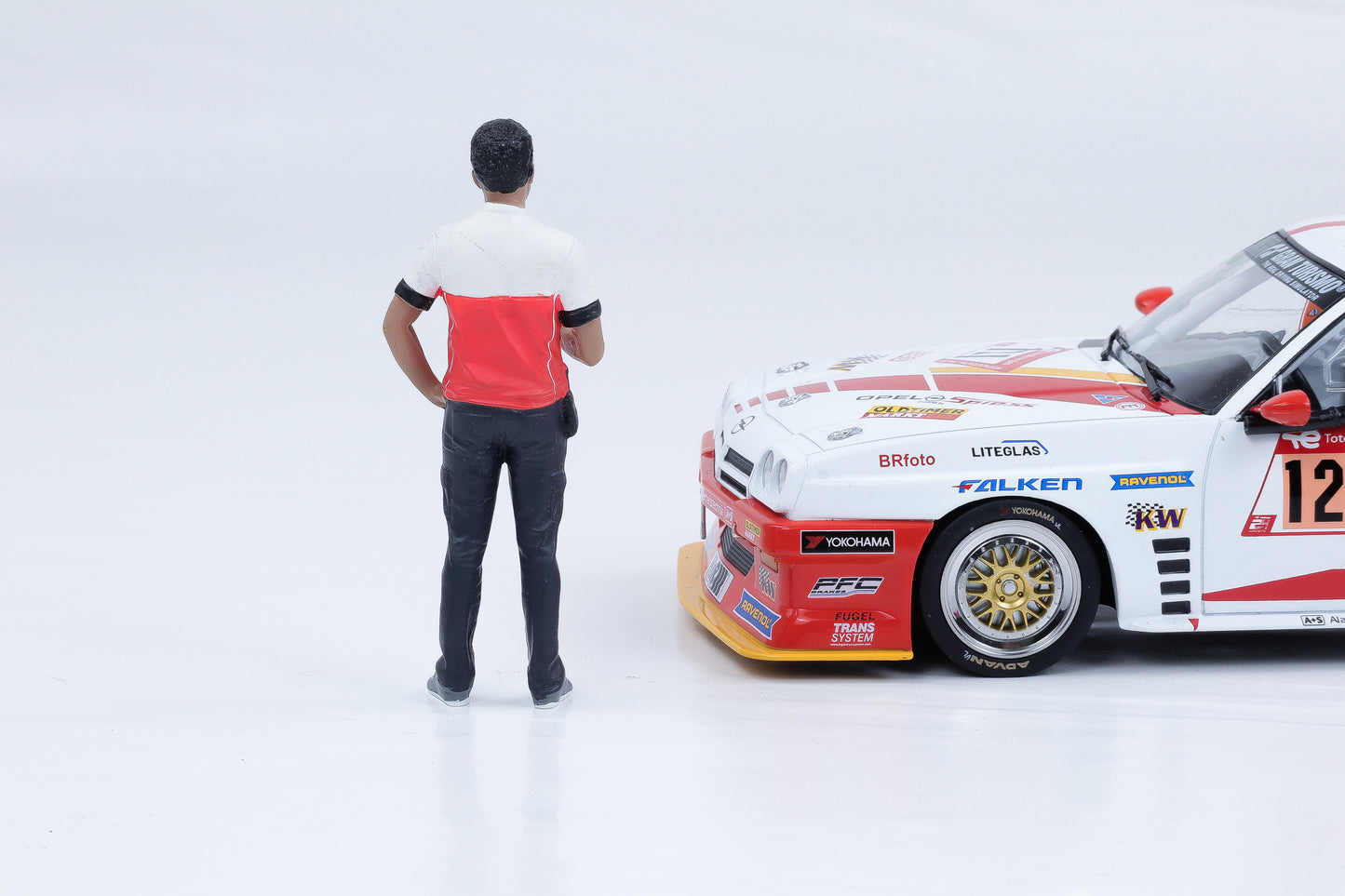 1:18 Figur Race Crew Pit Stop Mechaniker Figuren American Diorama 19004 #4