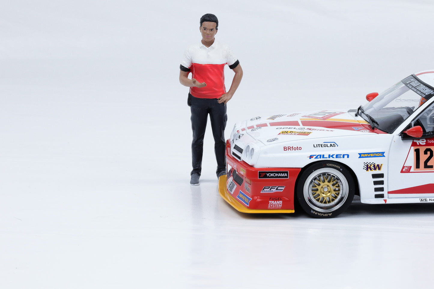 1:18 Figur Race Crew Pit Stop Mechaniker Figuren American Diorama 19004 #4