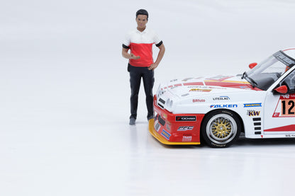 1:18 Figur Race Crew Pit Stop Mechaniker Figuren American Diorama 19004 #4