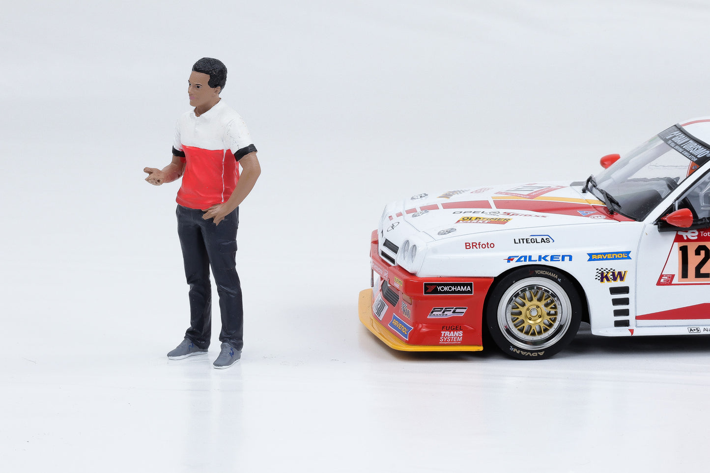 1:18 Figur Race Crew Pit Stop Mechaniker Figuren American Diorama 19004 #4