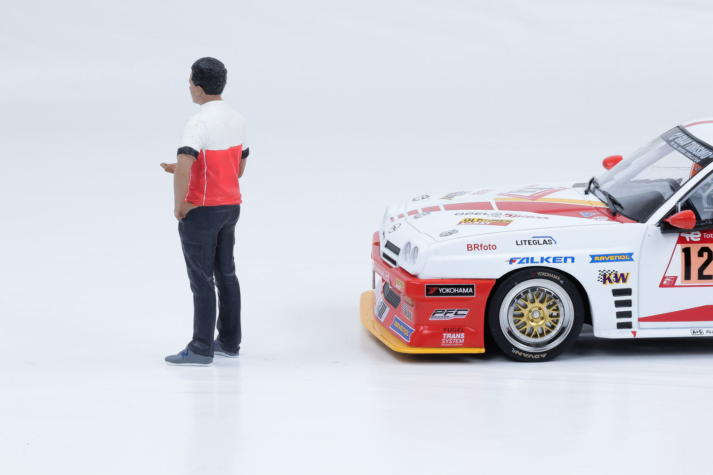 1:18 Figur Race Crew Pit Stop Mechaniker Figuren American Diorama 19004 #4