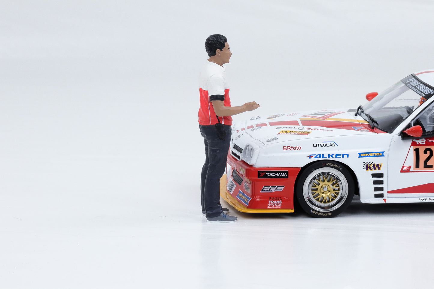 1:18 Figur Race Crew Pit Stop Mechaniker Figuren American Diorama 19004 #4