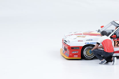 1:18 Figur Race Crew Pit Stop Mechaniker Figuren American Diorama 19005 #5