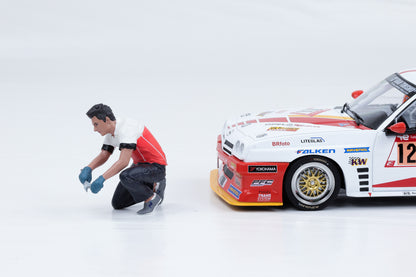 1:18 Figur Race Crew Pit Stop Mechaniker Figuren American Diorama 19005 #5