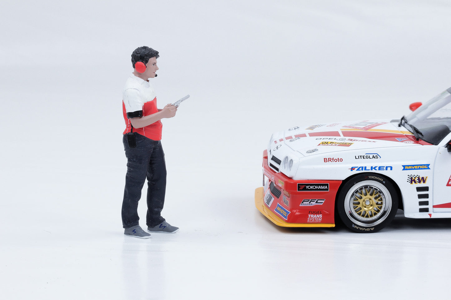 1:18 Figur Race Crew Pit Stop Mechaniker Figuren American Diorama 19003 #3