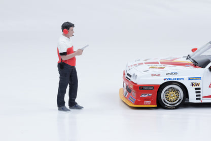 1:18 Figur Race Crew Pit Stop Mechaniker Figuren American Diorama 19003 #3