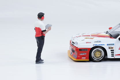 1:18 Figur Race Crew Pit Stop Mechaniker Figuren American Diorama 19003 #3