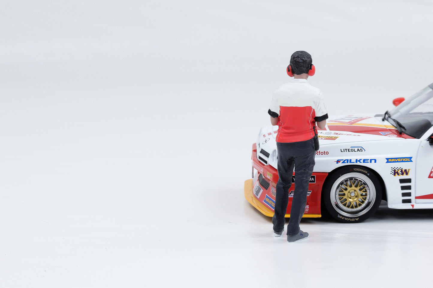 1:18 Figur Race Crew Pit Stop Mechaniker Figuren American Diorama 19003 #3