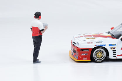 1:18 Figur Race Crew Pit Stop Mechaniker Figuren American Diorama 19003 #3