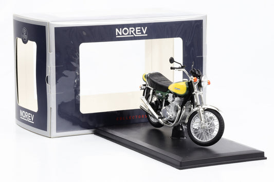 1:18 Kawasaki Z900 gelb-grün-schwarz Motorrad Norev 182030