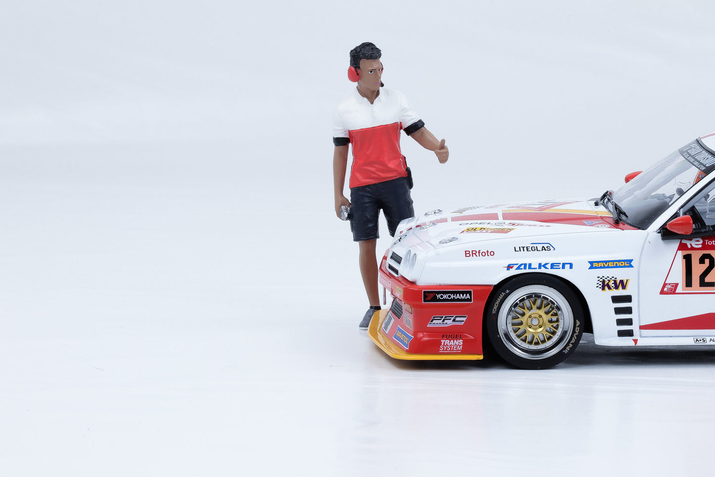 1:18 Figur Race Crew Pit Stop Mechaniker Figuren American Diorama 19002 #2