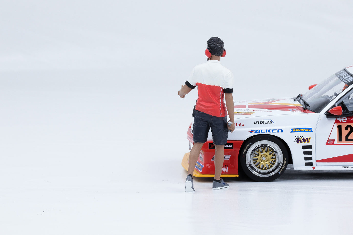 1:18 Figur Race Crew Pit Stop Mechaniker Figuren American Diorama 19002 #2