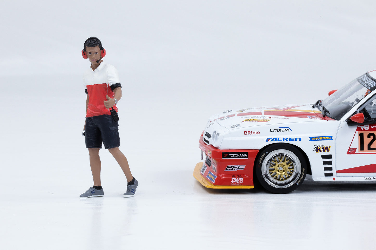 1:18 Figur Race Crew Pit Stop Mechaniker Figuren American Diorama 19002 #2