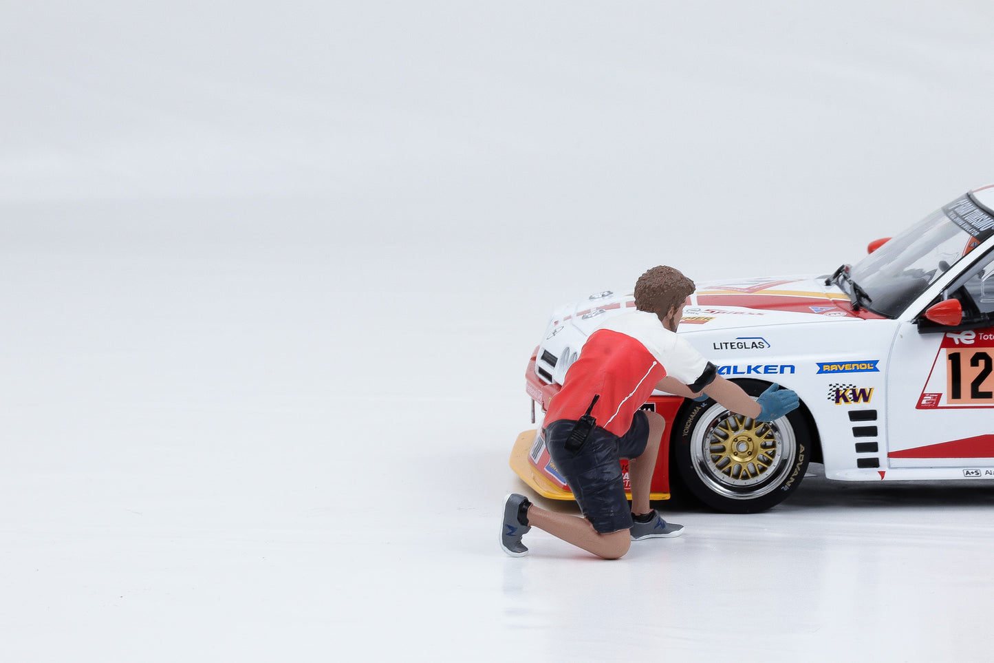 1:18 Figur Race Crew Pit Stop Mechaniker Figuren American Diorama 19001 #1