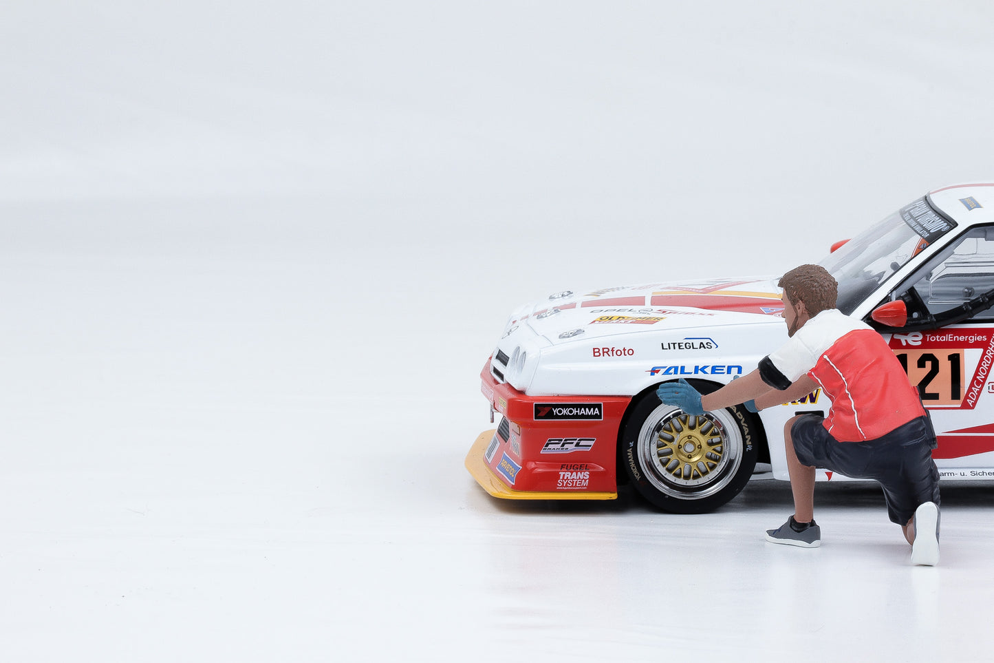 1:18 Figur Race Crew Pit Stop Mechaniker Figuren American Diorama 19001 #1